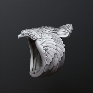 Eagle Ring 3D print model