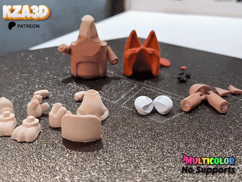 Bingo Articulated Puppet (Bluey)