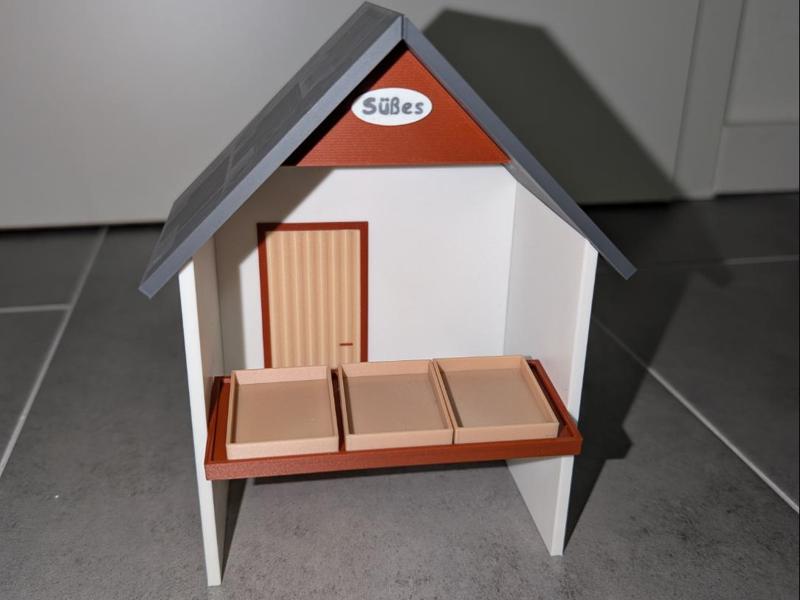 Christmas Gnome Market Stall 1:16