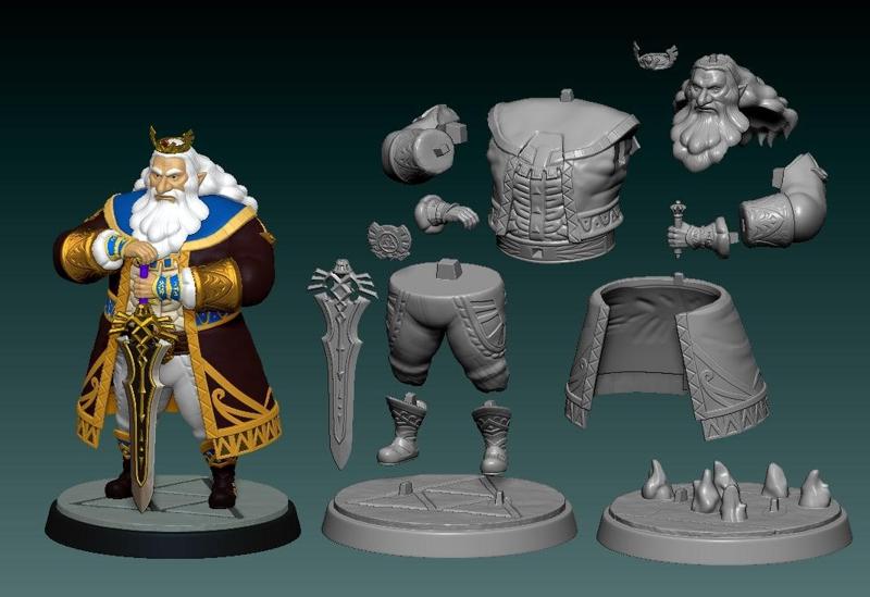 King Rhoan 3D Printable Figure