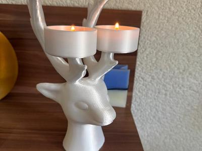 reindeer tea light