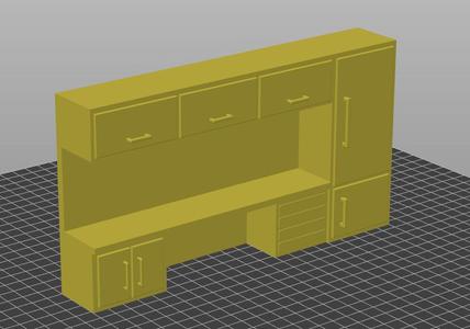 Industrial Workbench for Diorama