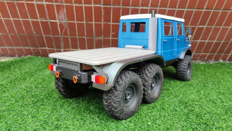 Crawler Bog 406 TRX6 Flatbed for Crew Cab - 1/10 RC body attachment