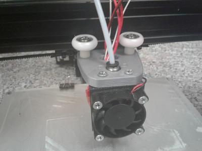 redesigned x carriage hot end holder for anet a2
