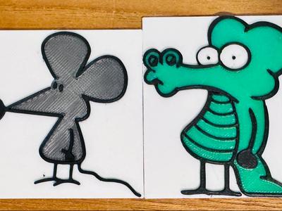 Rat and Larry Pearls Before Swine AMS & NON AMS