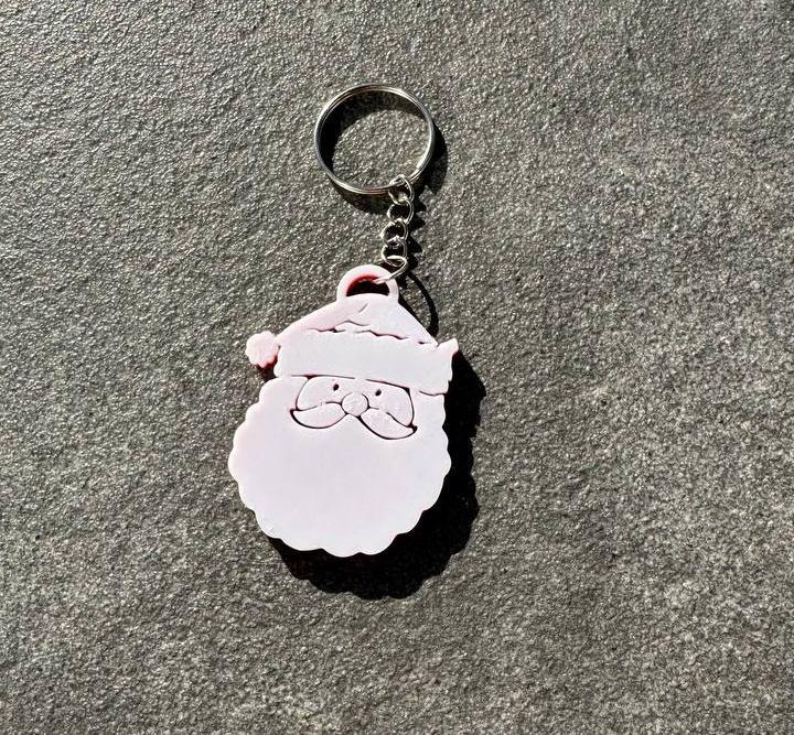 Ho Ho Ho! Merry Christmas! Santa Claus Keychain