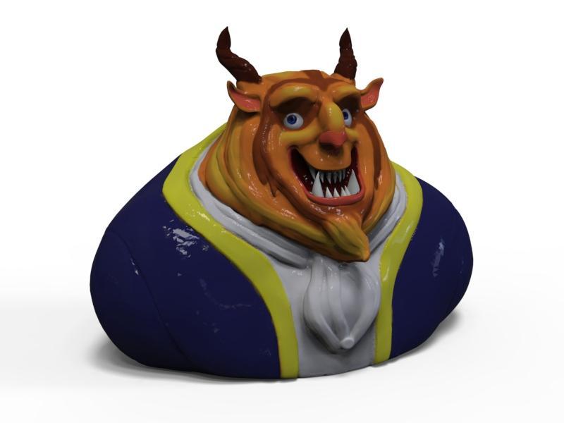 Beast Bust Pencil Holder stl