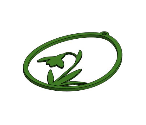 Easter snowdrop decoration