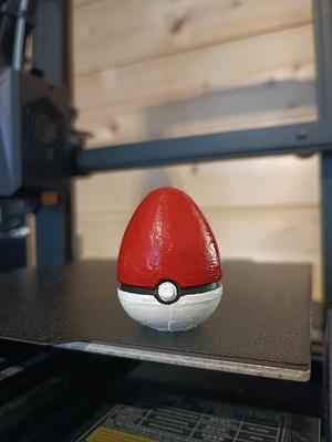 Poké ball egg, Pokémon, easter decoration, paintable egg, Pokemon