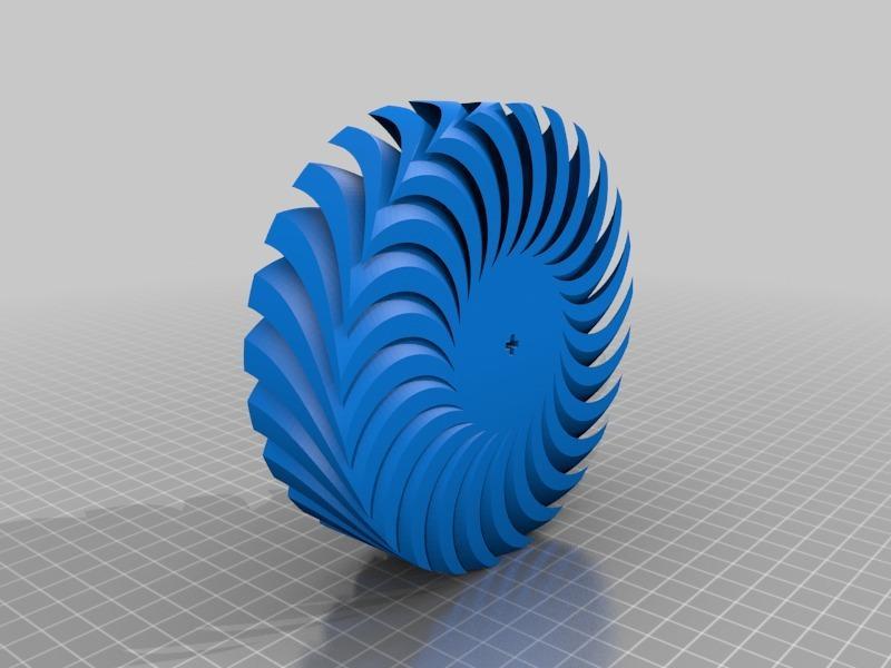 25 blade water propeller