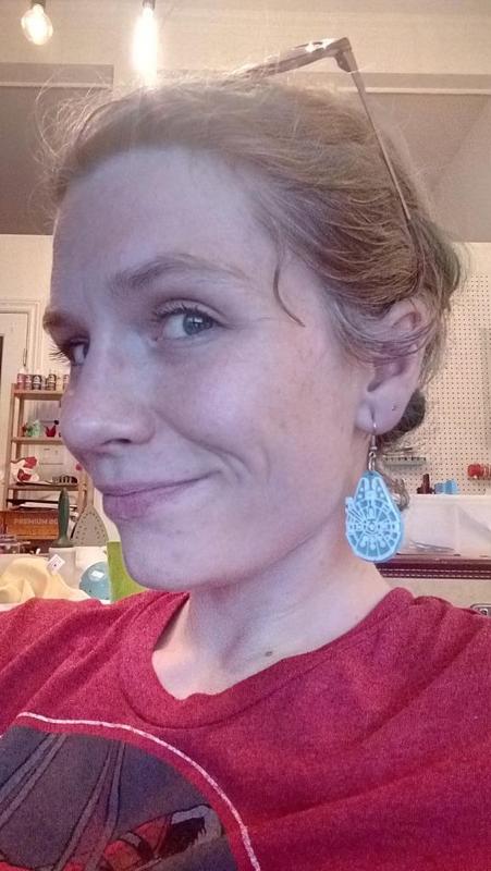 Millenium Falcon Earrings