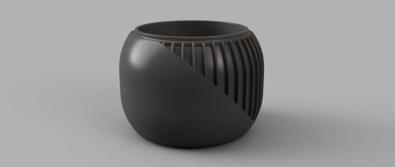 3D Printed Cute Planter for Home