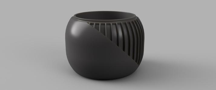 3D Printed Cute Planter for Home