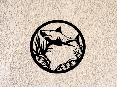shark sea wall mural home decoration wall art