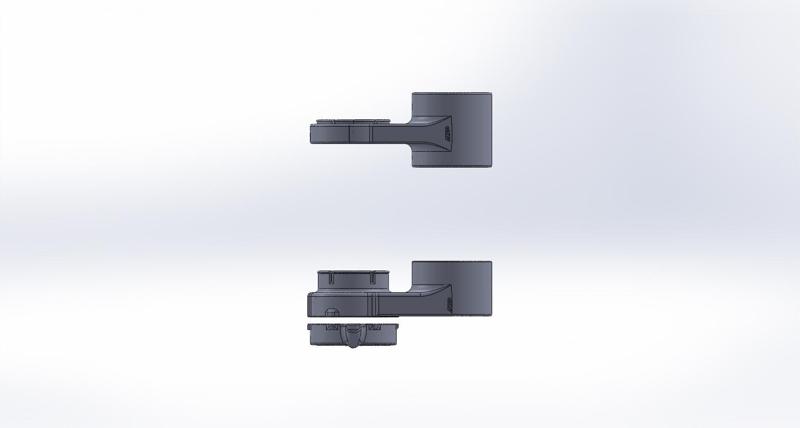 CNC Dust Shoe - 80mm spindle with 90-100mm hose