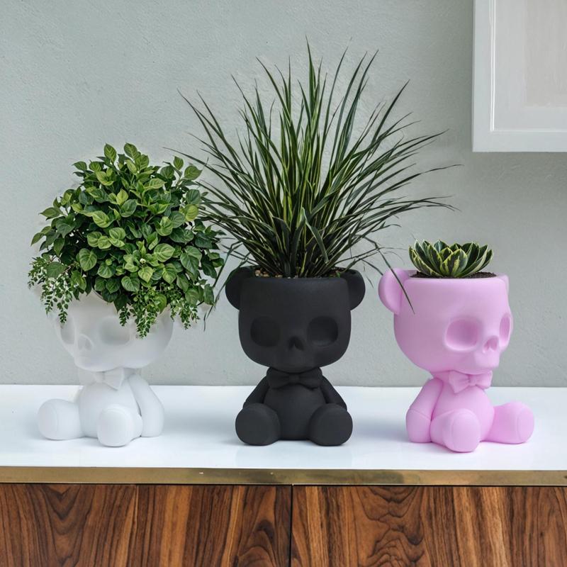 Teddy Skull Planter