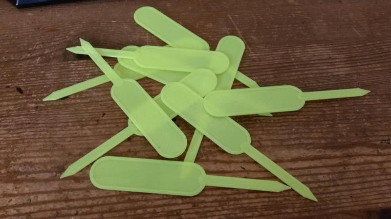 Pflanzschild / Plant Tag V2 (super lightweight 2,6g)