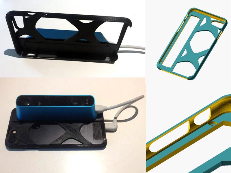 Structure Sensor - 3D Scanner case adapter for iPhone 7