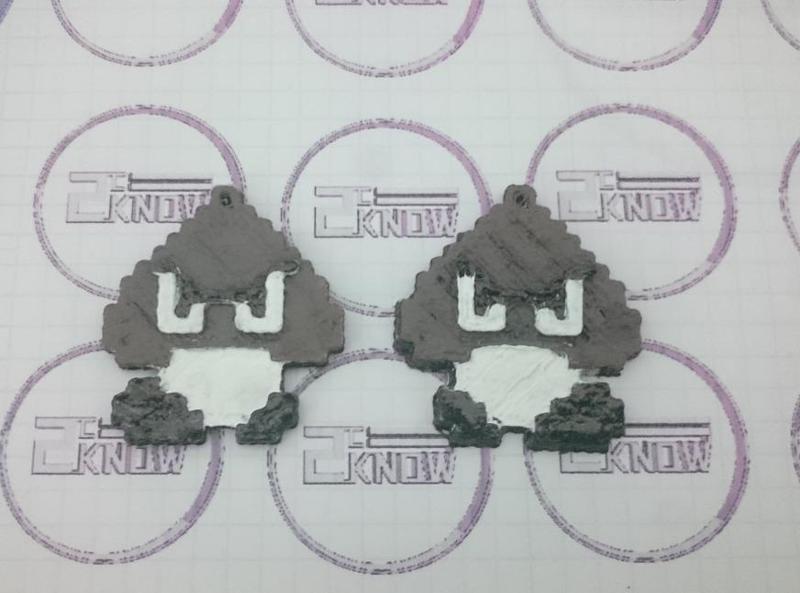 8bit Little Goomba Keychain - Mushroom Kingdom Goon - Super Mario World