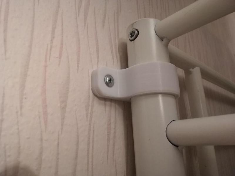 Ikea Vitval mount bracket to wall