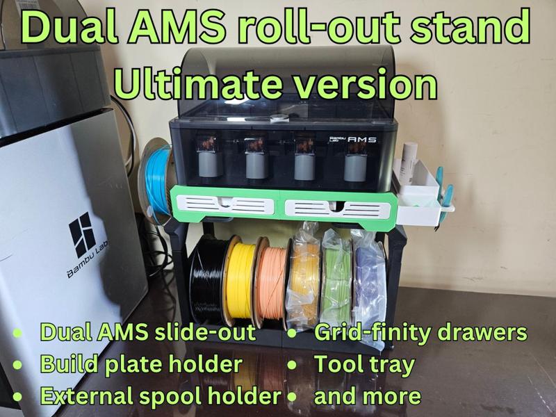 DUAL AMS 1  AND/OR AMS 2 PRO SIDEKICK STAND