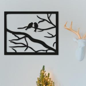 Love Birds Wall Art Decoration one frame
