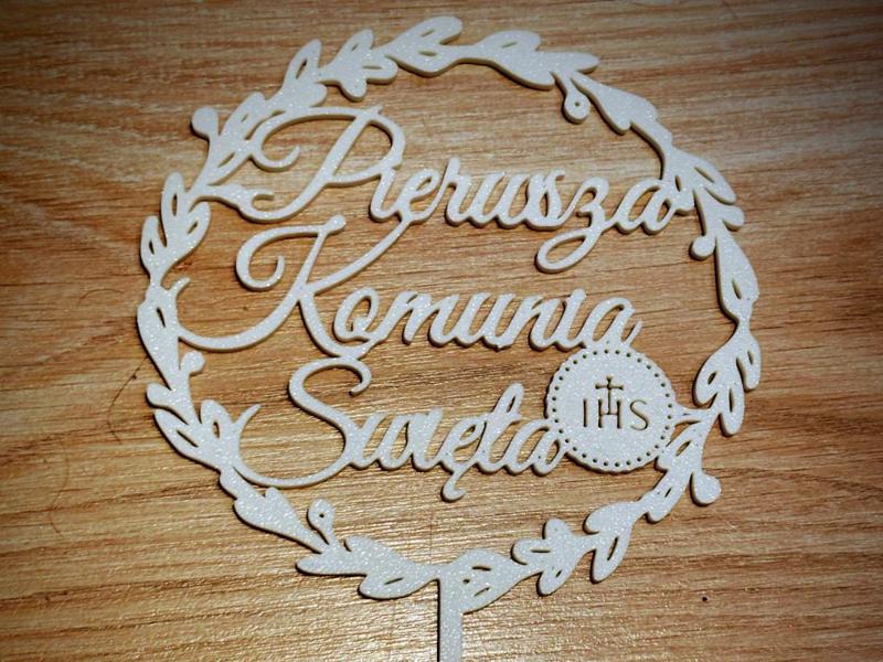 First Holy Communion cake topper #2