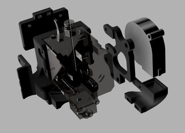 NEW Creality/SovolSV01 Ender 2/3/3Pro/4/5/CR10 DYZE Hotend Mount with BL Touch Mount