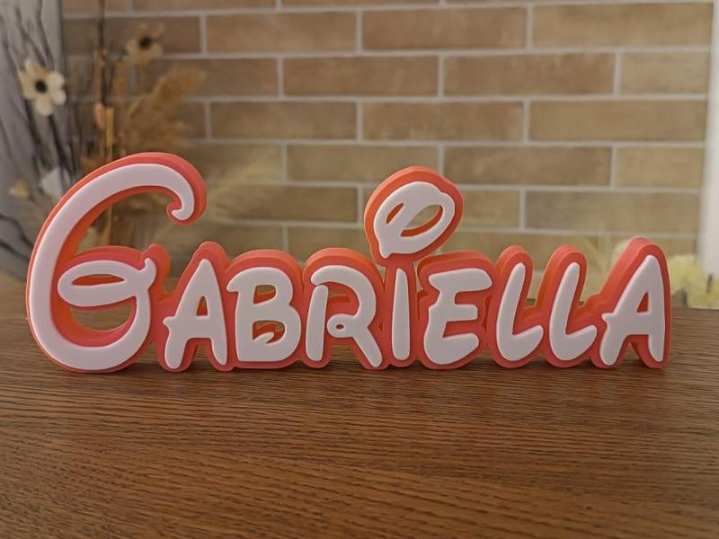 Gabriella Disney Name Sign Decorated Room child 
