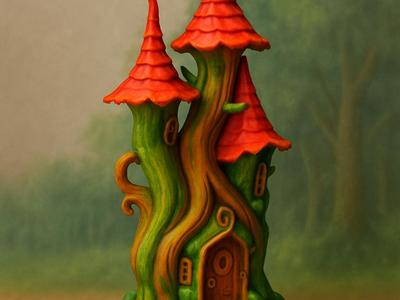Fantasy Treehouse – Mystical Fairy Tale Castle 