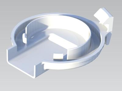 Cap of left headlight for car Lada Largus