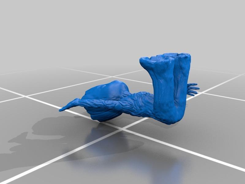 Baby Groot Sitting Waving