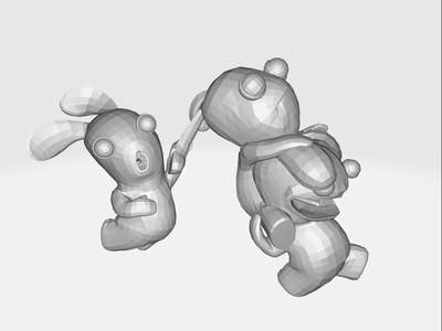 Rabbids Lowpoly