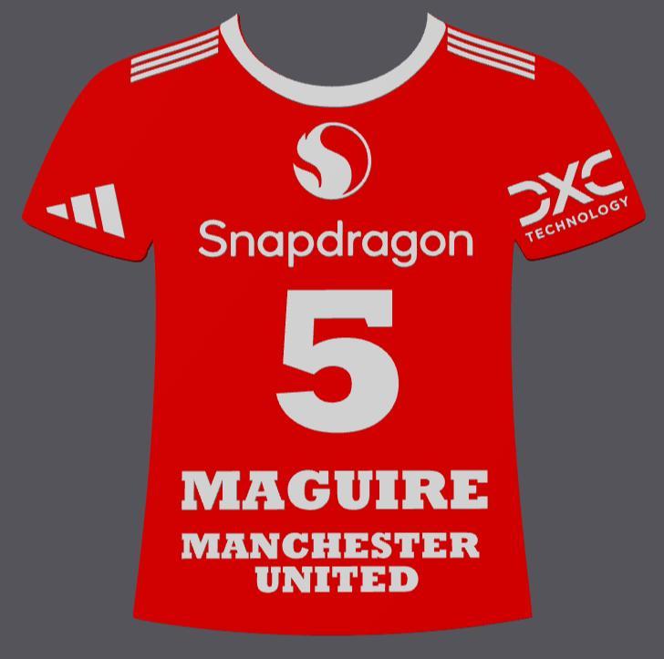 Manchester United 2024 Jersey Editable