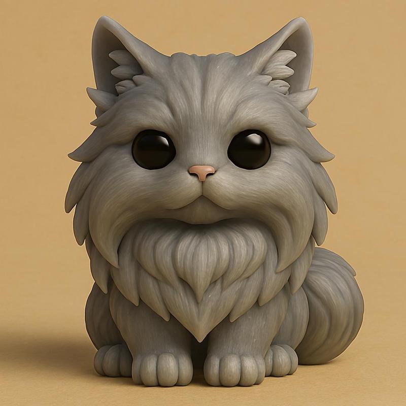 Norwegian Forest Chibi Chibi Druid of the Boreal Veil