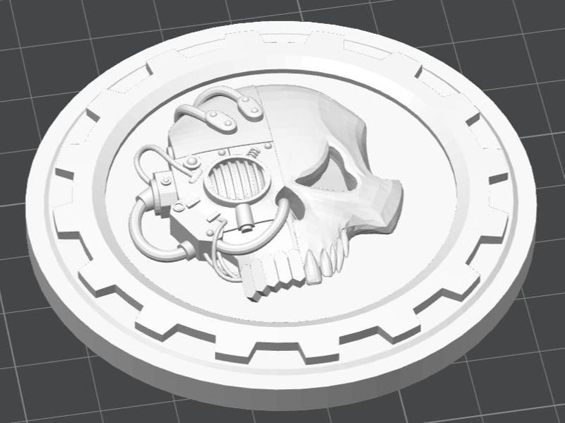 Adeptus Mechanicus 3D Emblem
