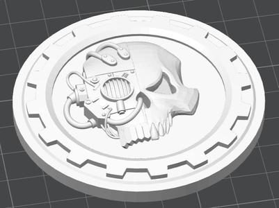 Adeptus Mechanicus 3D Emblem