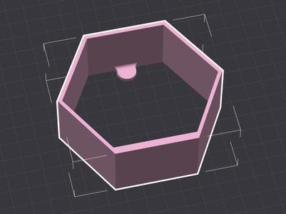 Simple Magnetic MiniFig Display Hex