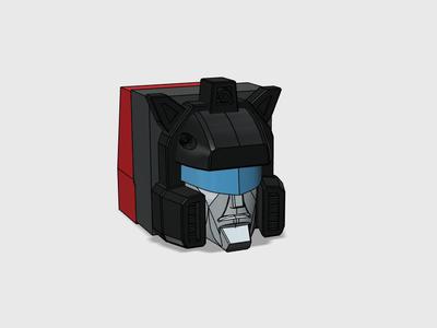 Transformers Jazz Stepper TR face