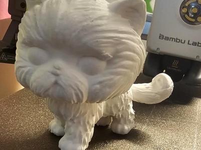 Persian Cat (Funko Pop style)