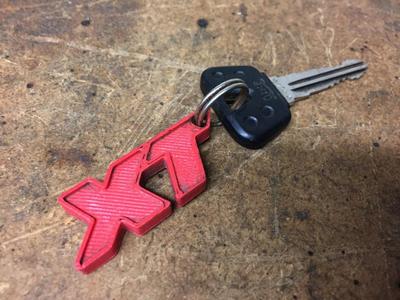Yamaha XT600 Tenere Logo Keyring