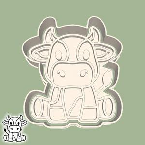 Animals cookie cutters - calf (cow, bull) (style 1)