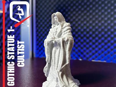 6 SUPPORTLESS GOTHIC STATUES