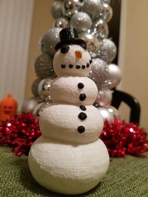 Happy Snowman Tealight