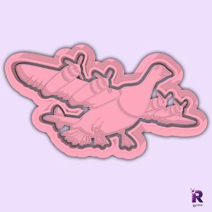 Bombombini Gusini Brainrot Cutting + Stamp Cookie Cutter