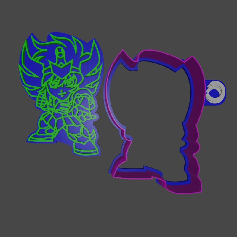 COOKIE CUTTER - HYOGA CYGNUS KNIGHS OF THE ZODIAC