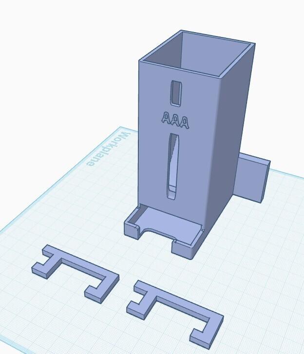 Skadis AAA Battery Tower