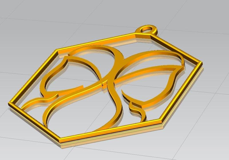 Ciondolo Zodiacale dei Gemelli -  Pendant Zodiac Gemini