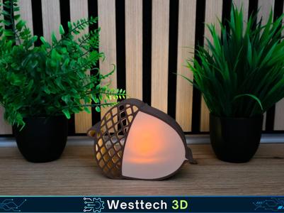 Acorn Decoration with Tealight