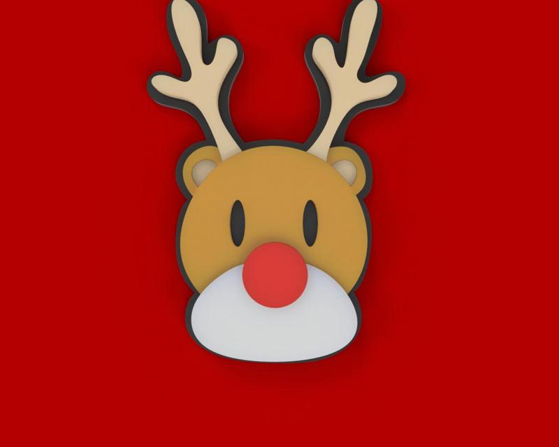 Rodolfo Christmas Magnetic